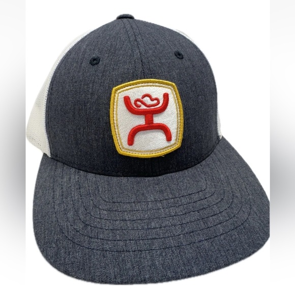 Hooey Zenith Grey and White Snapback Hat YOUTH SIZE- Kids Hat - Picture 5 of 5